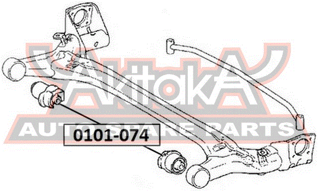 САЙЛЕНТБЛОК ЗАДНЕЙ БАЛКИ 0101-074