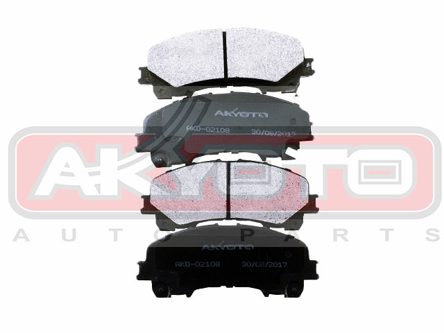 КОЛОДКИ ТОРМОЗНЫЕ ДИСКОВЫЕ ПЕРЕДНИЕ AKD-02108