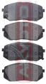 КОЛОДКИ ТОРМОЗНЫЕ ДИСКОВЫЕ ПЕРЕДНИЕ AKD-12104