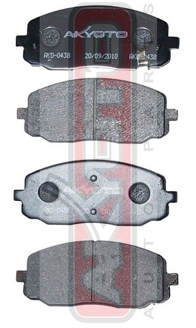 КОЛОДКИ ТОРМОЗНЫЕ ДИСКОВЫЕ ПЕРЕДНИЕ AKD-0438