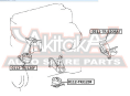 ПОДУШКА ДВИГАТЕЛЯ ЗАДНЯЯ 0112-TRJ120RAT