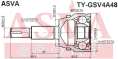 ШРУС НАРУЖНЫЙ 26x61.5x30 TY-GSV4A48