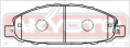 КОЛОДКИ ТОРМОЗНЫЕ ДИСКОВЫЕ ПЕРЕДНИЕ AKD-2475