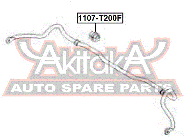ВТУЛКА ЗАДНЕГО СТАБИЛИЗАТОРА D26 1107-T200F