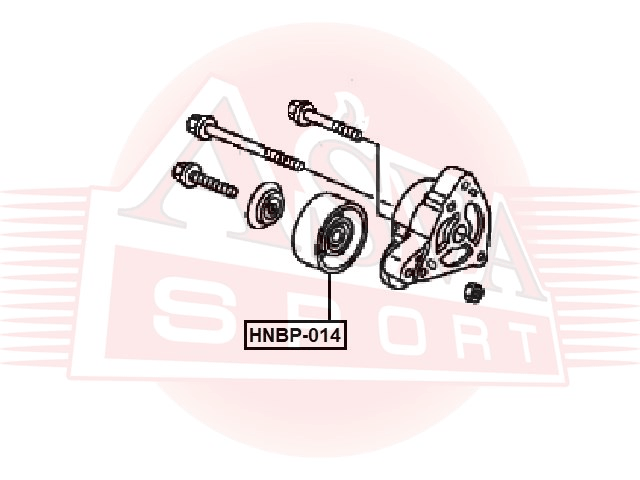 РОЛИК НАТЯЖНОЙ HNBP-014