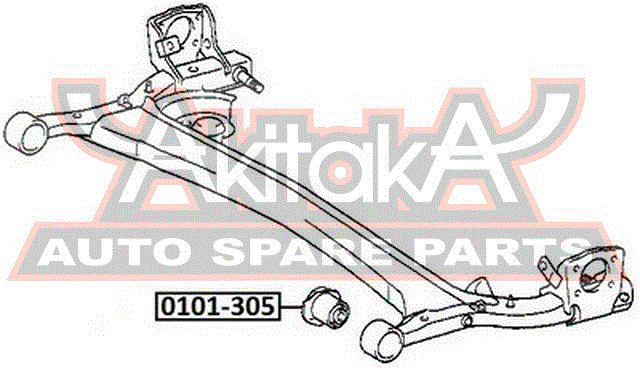 САЙЛЕНТБЛОК ЗАДНЕЙ БАЛКИ 0101-305
