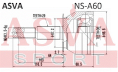 ШРУС НАРУЖНЫЙ 36x29 NS-A60