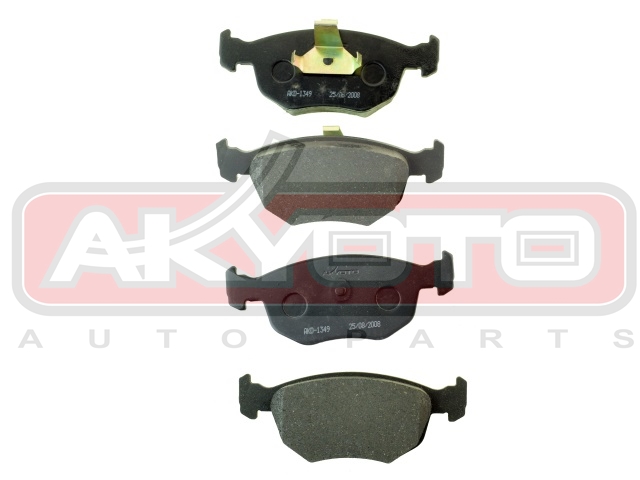 КОЛОДКИ ТОРМОЗНЫЕ ДИСКОВЫЕ ПЕРЕДНИЕ AKD-1349