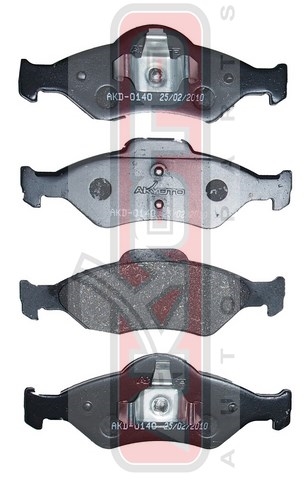 КОЛОДКИ ТОРМОЗНЫЕ ДИСКОВЫЕ ПЕРЕДНИЕ AKD-0140