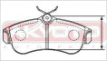 КОЛОДКИ ТОРМОЗНЫЕ ДИСКОВЫЕ ПЕРЕДНИЕ AKD-1265