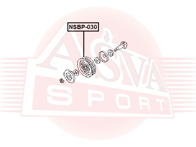 РОЛИК НАТЯЖНОЙ NSBP-030