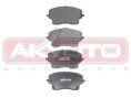 КОЛОДКИ ТОРМОЗНЫЕ ПЕРЕДНИЕ AKD-36205