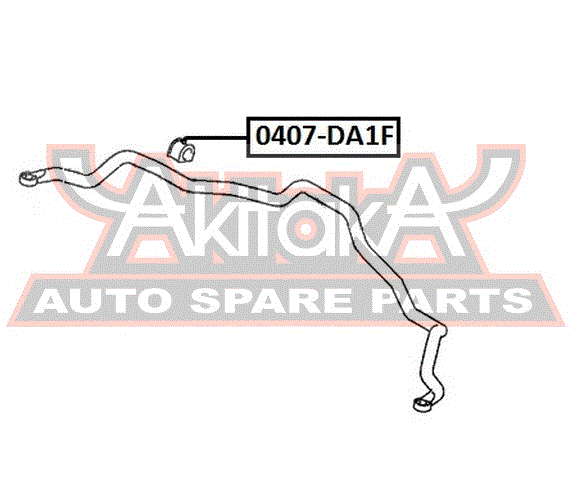 ВТУЛКА ПЕРЕДНЕГО СТАБИЛИЗАТОРА D22 0407-DA1F