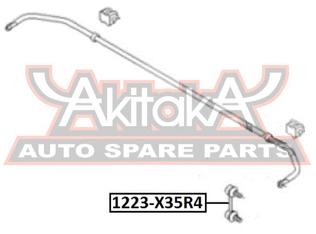 СТОЙКА СТАБИЛИЗАТОРА ЗАДНЯЯ 4WD 1223-X35R4
