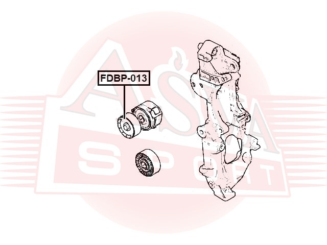 РОЛИК НАТЯЖНОЙ FDBP-013