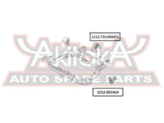 ПОДУШКА ДВИГАТЕЛЯ ЗАДНЯЯ 1212-TD16RMT2