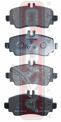 КОЛОДКИ ТОРМОЗНЫЕ ДИСКОВЫЕ ПЕРЕДНИЕ AKD-1013