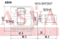 ШРУС ВНУТРЕННИЙ 23x41x25 HYIU-SNT20AT