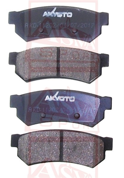КОЛОДКИ ТОРМОЗНЫЕ ДИСКОВЫЕ ЗАДНИЕ AKD-11202
