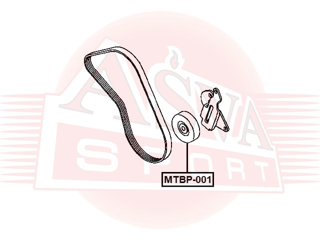 РОЛИК НАТЯЖНОЙ MTBP-001