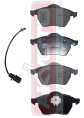 КОЛОДКИ ТОРМОЗНЫЕ ДИСКОВЫЕ ПЕРЕДНИЕ С ДАТЧИКОМ AKD-1029