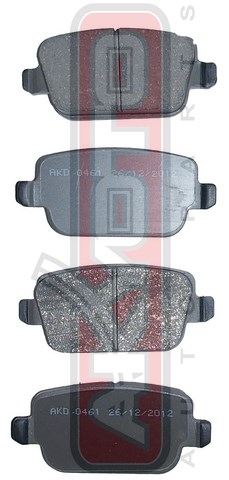 КОЛОДКИ ТОРМОЗНЫЕ ДИСКОВЫЕ ЗАДНИЕ AKD-0461