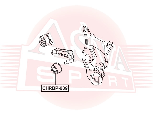 РОЛИК ОБВОДНОЙ РЕМНЯ ГРМ CHRBP-009