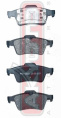 КОЛОДКИ ТОРМОЗНЫЕ ДИСКОВЫЕ ЗАДНИЕ AKD-2220