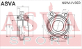 ПОДШИПНИК ЗАДНЕЙ СТУПИЦЫ NSWH-V35R