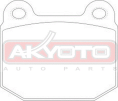 КОЛОДКИ ТОРМОЗНЫЕ ДИСКОВЫЕ КЕРАМИЧЕСКИЕ ЗАДНИЕ AKDC-0226