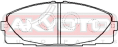КОЛОДКИ ТОРМОЗНЫЕ ДИСКОВЫЕ ПЕРЕДНИЕ AKD-26420