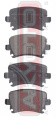 КОЛОДКИ ТОРМОЗНЫЕ ДИСКОВЫЕ ЗАДНИЕ AKD-23202