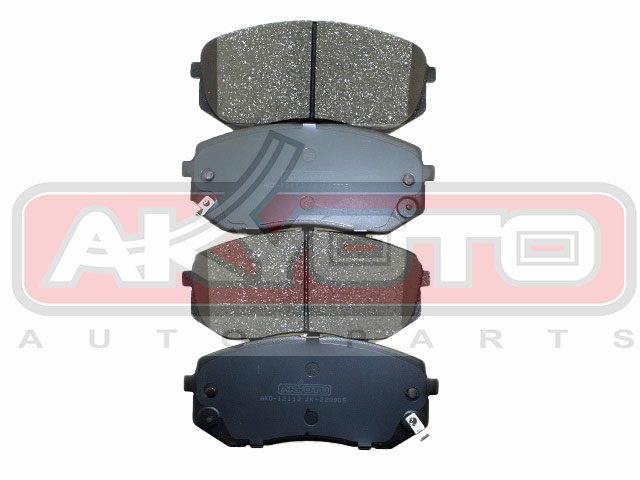 КОЛОДКИ ТОРМОЗНЫЕ ДИСКОВЫЕ ПЕРЕДНИЕ AKD-12112