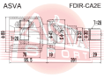 ШРУС ВНУТРЕННИЙ ПРАВЫЙ 28x33x28 FDIR-CA2E