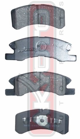 КОЛОДКИ ТОРМОЗНЫЕ ДИСКОВЫЕ ПЕРЕДНИЕ AKD-6428