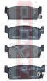 КОЛОДКИ ТОРМОЗНЫЕ ДИСКОВЫЕ ЗАДНИЕ AKD-22202