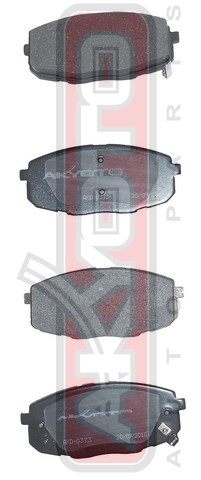 КОЛОДКИ ТОРМОЗНЫЕ ДИСКОВЫЕ ПЕРЕДНИЕ AKD-0373