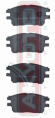 КОЛОДКИ ТОРМОЗНЫЕ ДИСКОВЫЕ ПЕРЕДНИЕ AKD-1784