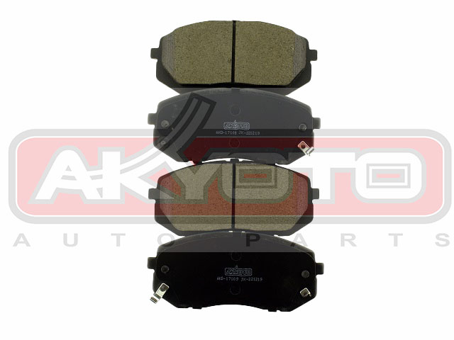 КОЛОДКИ ТОРМОЗНЫЕ ДИСКОВЫЕ ПЕРЕДНИЕ AKD-17109