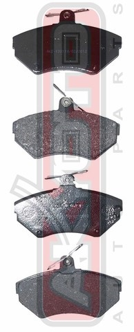 КОЛОДКИ ТОРМОЗНЫЕ ДИСКОВЫЕ ПЕРЕДНИЕ AKD-1303