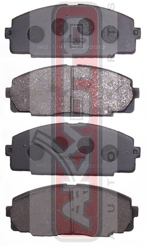 КОЛОДКИ ТОРМОЗНЫЕ ДИСКОВЫЕ ПЕРЕДНИЕ AKD-1141