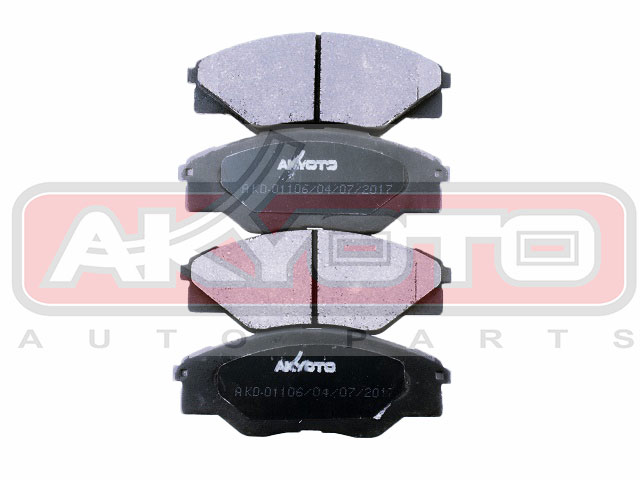 КОЛОДКИ ТОРМОЗНЫЕ ДИСКОВЫЕ ПЕРЕДНИЕ AKD-01106