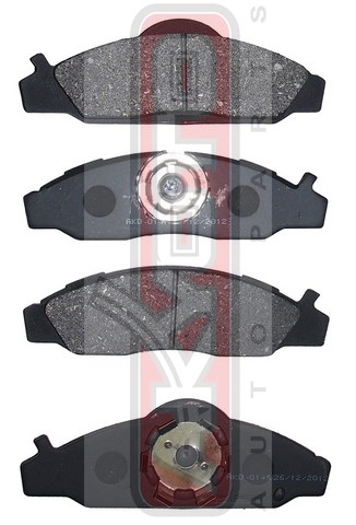 КОЛОДКИ ТОРМОЗНЫЕ ДИСКОВЫЕ ПЕРЕДНИЕ AKD-0145
