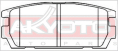 КОЛОДКИ ТОРМОЗНЫЕ ДИСКОВЫЕ ЗАДНИЕ AKD-0098