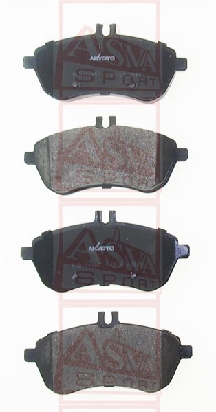 КОЛОДКИ ТОРМОЗНЫЕ ДИСКОВЫЕ ПЕРЕДНИЕ AKD-16107