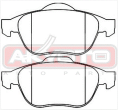 КОЛОДКИ ТОРМОЗНЫЕ ДИСКОВЫЕ ПЕРЕДНИЕ AKD-0204