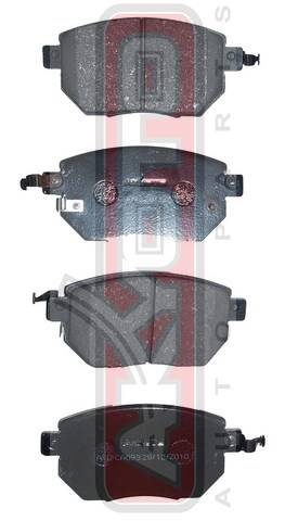 КОЛОДКИ ТОРМОЗНЫЕ ДИСКОВЫЕ ПЕРЕДНИЕ AKD-CA093