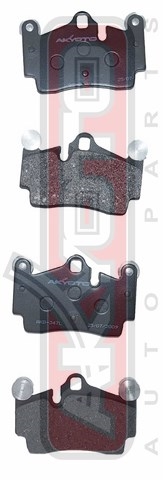 КОЛОДКИ ТОРМОЗНЫЕ ДИСКОВЫЕ ЗАДНИЕ AKD-0347