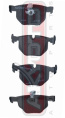 КОЛОДКИ ТОРМОЗНЫЕ ДИСКОВЫЕ ЗАДНИЕ AKD-0228