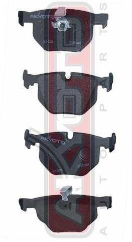 КОЛОДКИ ТОРМОЗНЫЕ ДИСКОВЫЕ ЗАДНИЕ AKD-0228